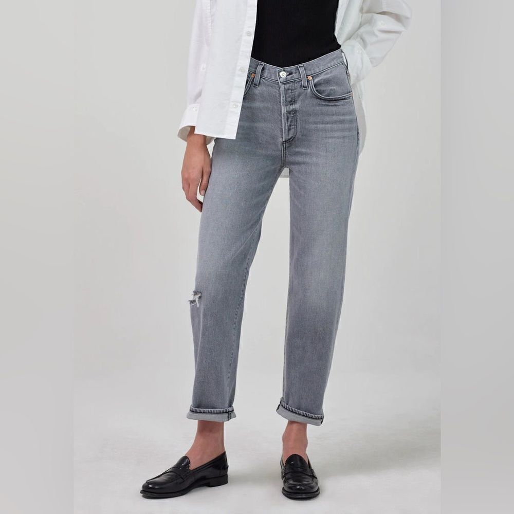 Citizens of Humanity Dylan Rolled Crop Slim Fit Jeans Size 28 SLEEPLESS
